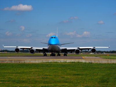PH-BFC KLM Royal Dutch Airlines Boeing 747-406(M) taxiing at Schiphol (AMS - EHAM), The Netherlands, 18may2014, pic-2 photo