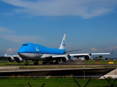 PH-BFS KLM Boeing 747-400M taxiing at Schiphol (AMS - EHAM), The Netherlands, 18may2014, pic-2 photo