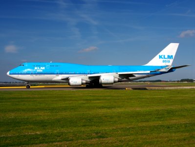 PH-BFP KLM Boeing 747-400 taxiing at Schiphol (AMS - EHAM), The Netherlands, 17may2014, pic-7 photo