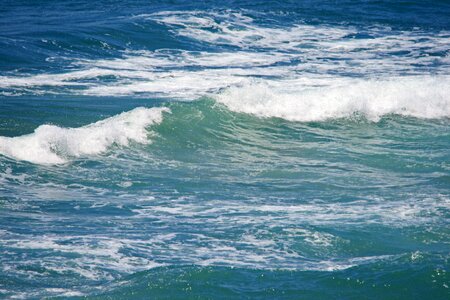 Waves aqua turquoise photo