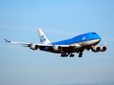 PH-BFB KLM Royal Dutch Airlines Boeing 747-406, landing at Schiphol (AMS - EHAM), The Netherlands, 16may2014, pic2