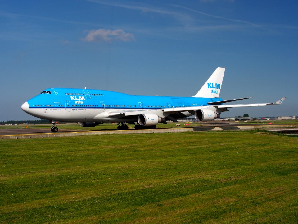 PH-BFP KLM Boeing 747-400 taxiing at Schiphol (AMS - EHAM), The Netherlands, 17may2014, pic-4