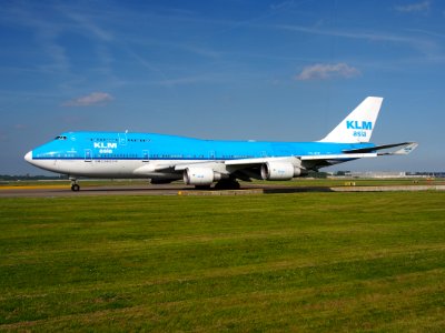 PH-BFP KLM Boeing 747-400 taxiing at Schiphol (AMS - EHAM), The Netherlands, 17may2014, pic-6 photo