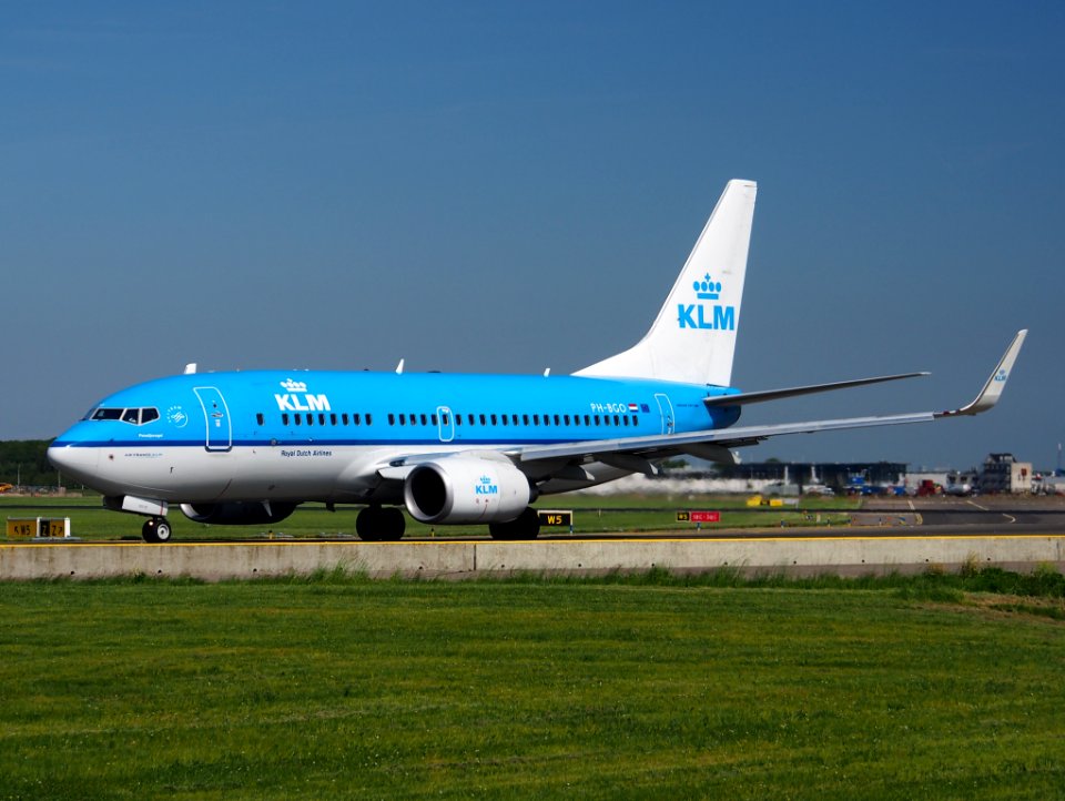 PH-BGO KLM Boeing 737-7K2 at Schiphol (AMS - EHAM), The Netherlands, 16may2014, pic-1