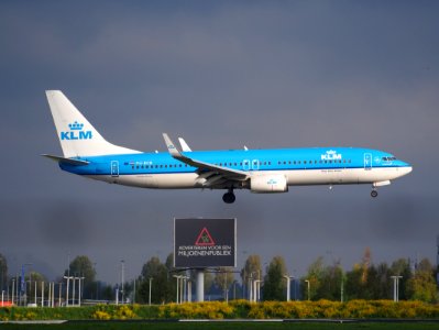 PH-BCB landing at Schiphol (AMS - EHAM), The Netherlands