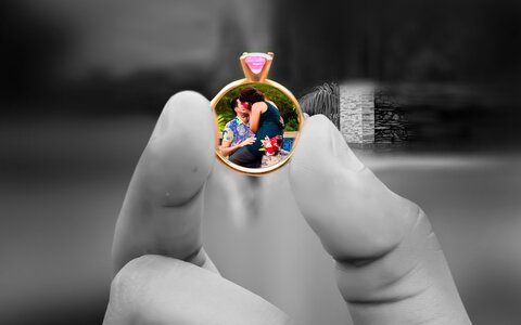 Commitment couple romantic