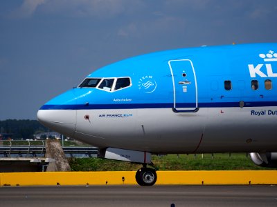 PH-BGM KLM Royal Dutch Airlines Boeing 737-7K2(WL) taxiing at Schiphol (AMS - EHAM), The Netherlands, 18may2014, pic-4 photo