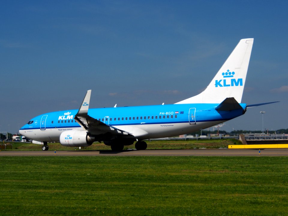 PH-BGO KLM Boeing 737-7K2 at Schiphol (AMS - EHAM), The Netherlands, 16may2014, pic-4