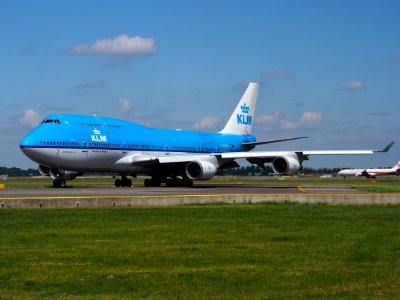 PH-BFC KLM Royal Dutch Airlines Boeing 747-406(M) taxiing at Schiphol (AMS - EHAM), The Netherlands, 18may2014, pic-3 photo