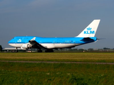 PH-BFD KLM Boeing 747-400 takeoff from Schiphol (AMS - EHAM), The Netherlands, 17may2014, pic-3 photo