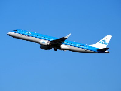 PH-EZD KLM Embraer 190 takeoff from Schiphol (AMS - EHAM), The Netherlands, 18may2014 photo