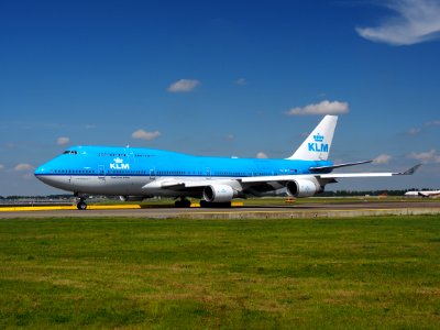 PH-BFC KLM Royal Dutch Airlines Boeing 747-406(M) taxiing at Schiphol (AMS - EHAM), The Netherlands, 18may2014, pic-5 photo