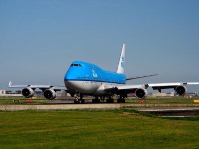 PH-BFE KLM Boeing 747-400 taxiing at Schiphol (AMS - EHAM), The Netherlands, 17may2014, pic-2 photo