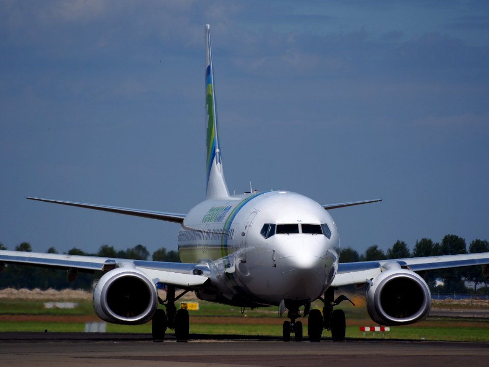 PH-HSI Transavia Boeing 737-8K2(WL) taxiing at Schiphol (AMS - EHAM), The Netherlands, 18may2014, pic-3