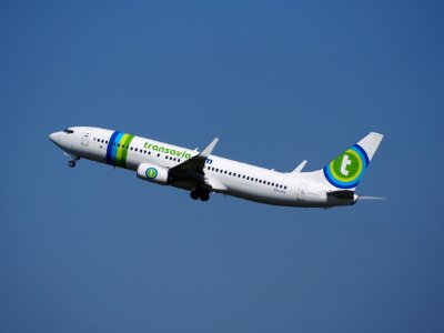 PH-HSI Transavia Boeing 737-8K2(WL), takeoff from Schiphol (AMS - EHAM), The Netherlands, 18may2014, pic-2