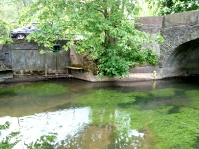 Pfinz, Durlach, Abzweig Pfinzspülkanal