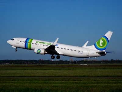 PH-HSD Transavia Boeing 737-8K2(WL) takeoff from Schiphol (AMS - EHAM), The Netherlands, 11june2014, pic-2
