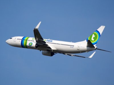 PH-HSI Transavia Boeing 737-8K2(WL) - cn 42148 take-off, 25august2013 pic-2