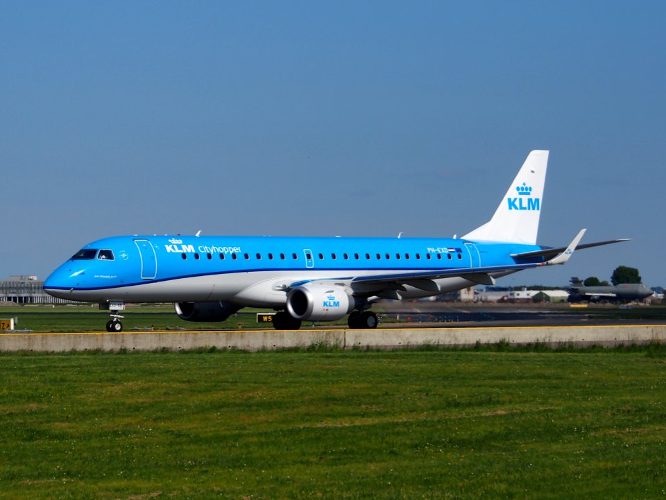 PH-EXD KLM Embraer 190 taxiing at Schiphol (AMS - EHAM), The Netherlands, 18may2014, pic-1