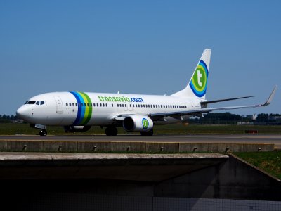 PH-HSF Transavia Boeing 737-8K2(WL) - cn 39261, taxiing 21july2013 pic-002