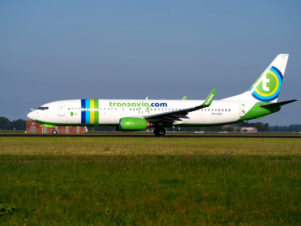 PH-HZA Transavia Boeing 737-8K2, takeoff from Schiphol (AMS - EHAM), The Netherlands, 17may2014, pic-3