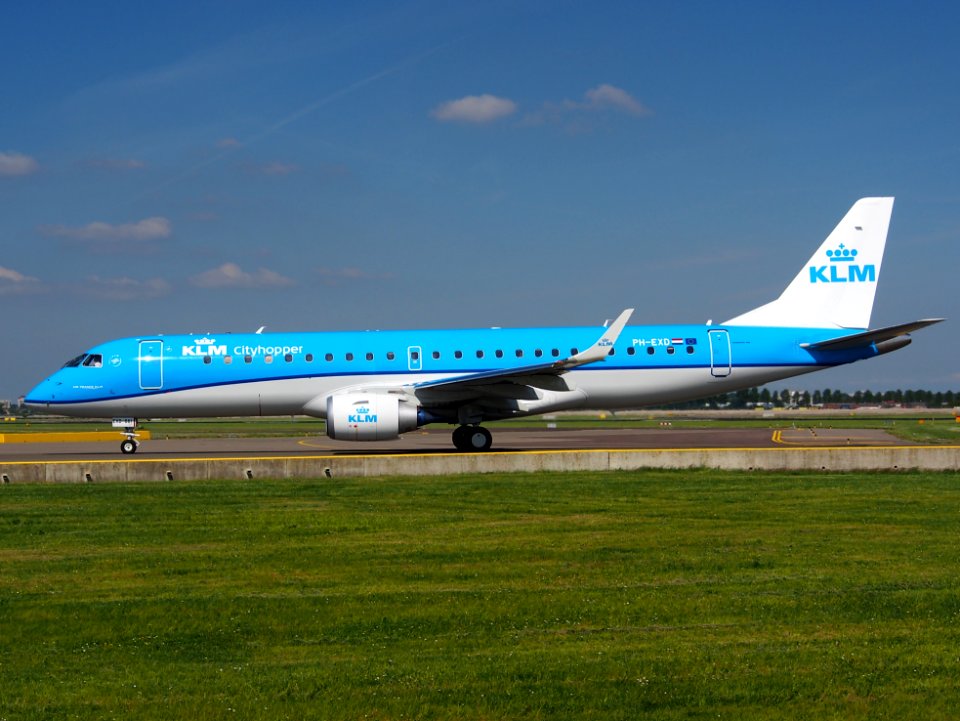 PH-EXD KLM Cityhopper Embraer ERJ-190STD at Schiphol (AMS - EHAM), The Netherlands, 16may2014, pic-3