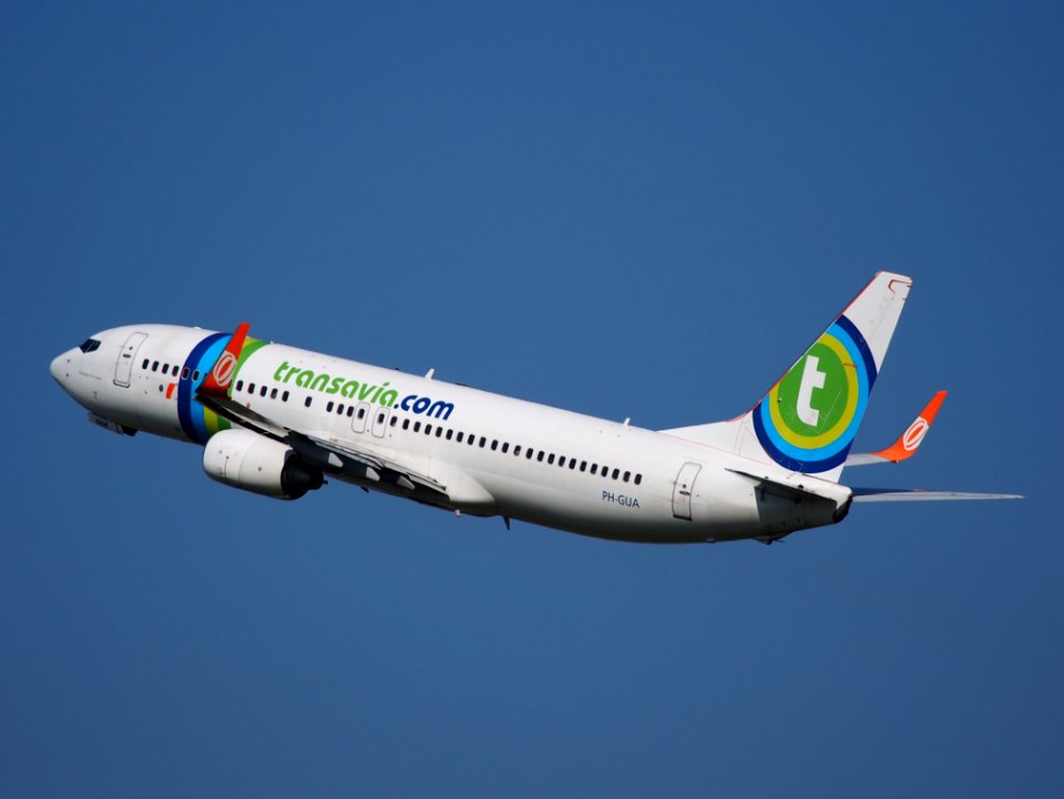 PH-GUA Transavia Boeing 737-8EH(WL), takeoff from Schiphol (AMS - EHAM), The Netherlands, 18may2014, pic-2