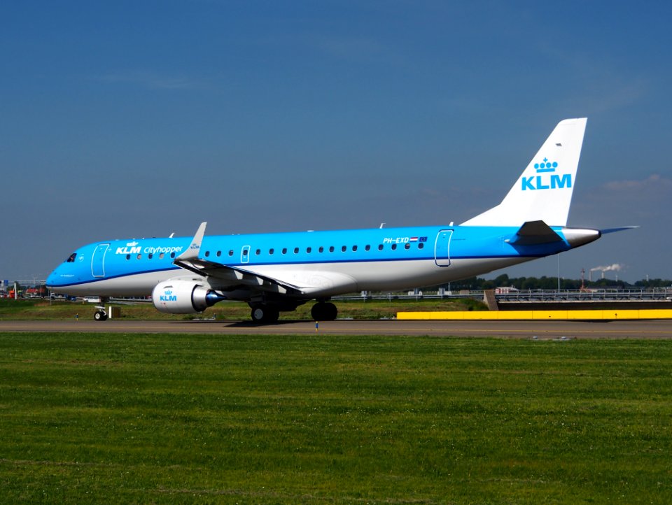 PH-EXD KLM Cityhopper Embraer ERJ-190STD at Schiphol (AMS - EHAM), The Netherlands, 16may2014, pic-4
