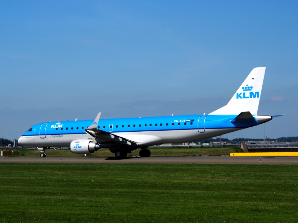 PH-EZY KLM Cityhopper Embraer ERJ-190STD at Schiphol (AMS - EHAM), The Netherlands, 16may2014, pic-4