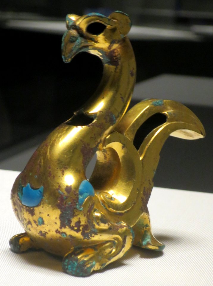 Phoenix-shaped ornament from china, Han dynasty, Miho Museum4