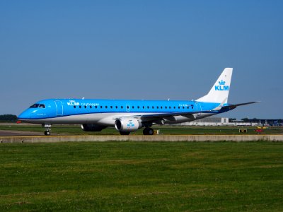 PH-EXD KLM Embraer 190 taxiing at Schiphol (AMS - EHAM), The Netherlands, 18may2014, pic-2