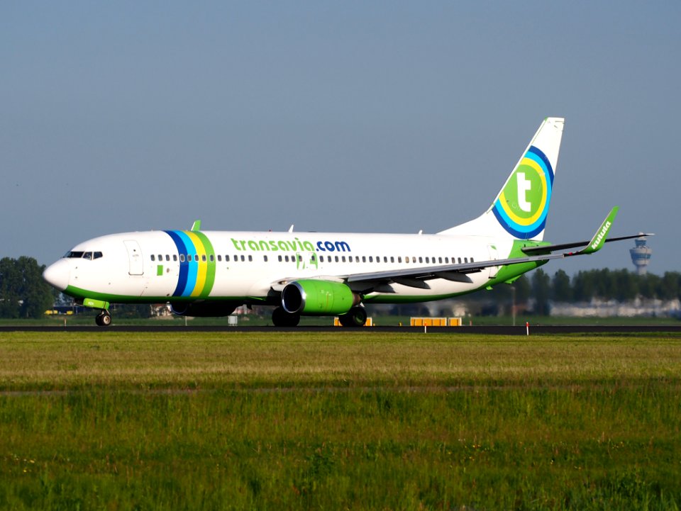 PH-HZA Transavia Boeing 737-8K2, takeoff from Schiphol (AMS - EHAM), The Netherlands, 17may2014, pic-2