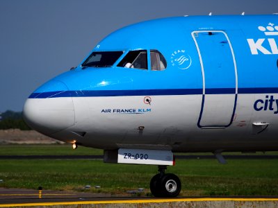 PH-KZR KLM Fokker 70 taxiing at Schiphol (AMS - EHAM), The Netherlands, 18may2014, pic-2