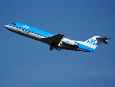 PH-KZN KLM Cityhopper Fokker F70 at Schiphol (AMS - EHAM), The Netherlands, 16may2014