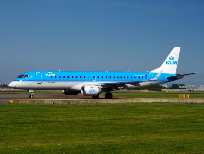 PH-EXB KLM Embraer 190 taxiing at Schiphol (AMS - EHAM), The Netherlands, 17may2014, pic-2 photo