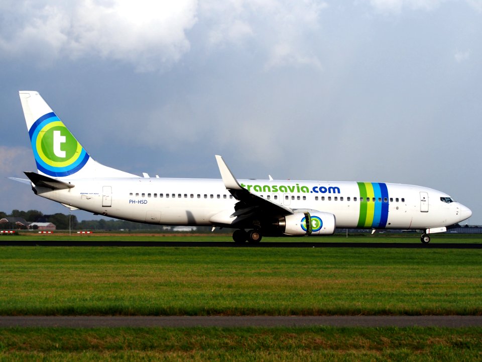 PH-HSD Transavia Boeing 737-8K2(WL) - cn 39260, 11Aug2014, landing at Schiphol (AMS - EHAM), The Netherlands, pic2