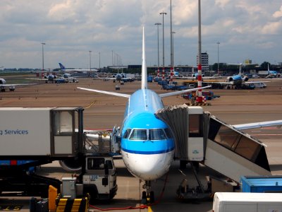 PH-EXC KLM Embraer 190 at Schiphol (AMS - EHAM), The Netherlands, 24may2014, pic-010 photo