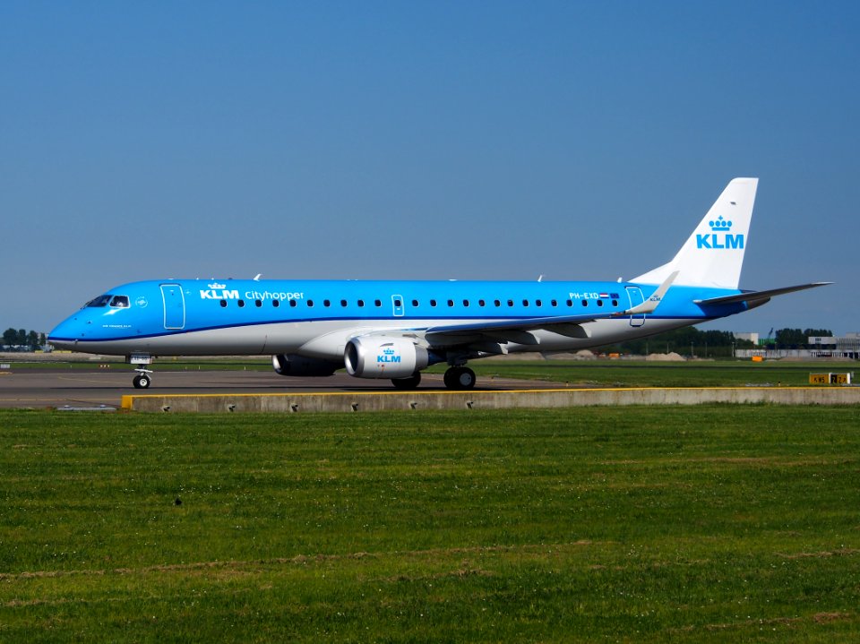 PH-EXD KLM Embraer 190 taxiing at Schiphol (AMS - EHAM), The Netherlands, 18may2014, pic-3