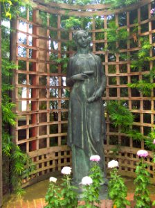 Phipps Conservatory Broderie Room, Maiden Statue 1 by Edmund Amateis, 2015-10-24, 01