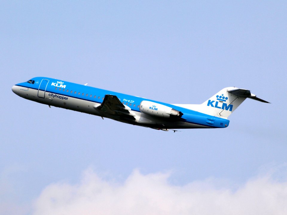PH-KZP KLM Cityhopper Fokker F70, 14july2013
