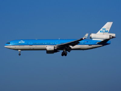 PH-KCA KLM Royal Dutch Airlines McDonnell Douglas MD-11, landing at Schiphol (AMS - EHAM), Netherlands, pic3 photo