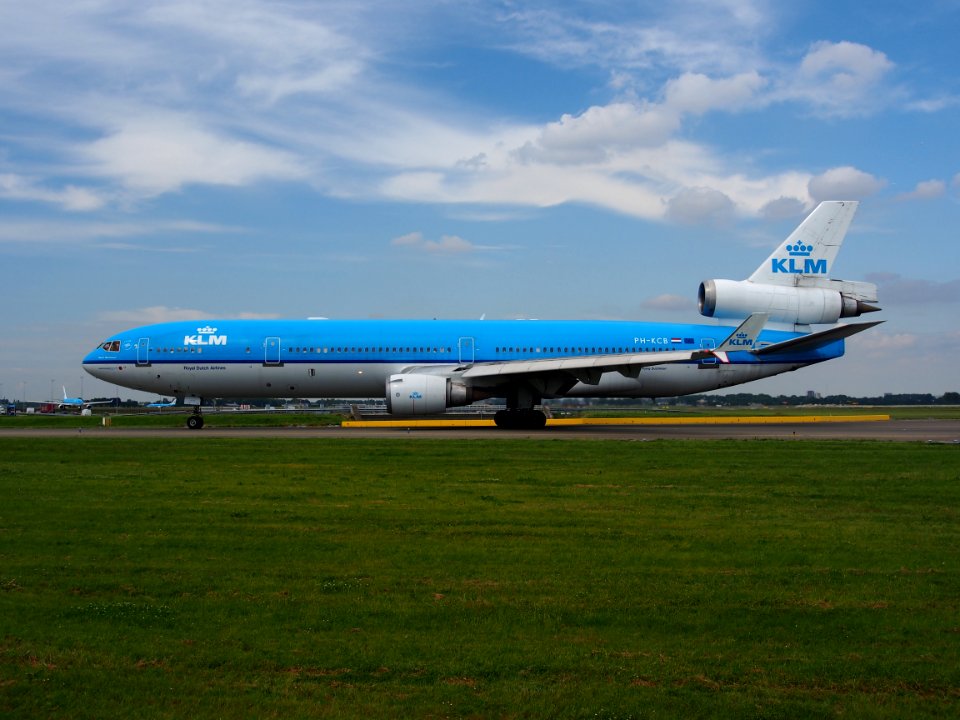 PH-KCB KLM Royal Dutch Airlines McDonnell Douglas MD-11 taxiing at Schiphol (AMS - EHAM), The Netherlands, 18may2014, pic-3