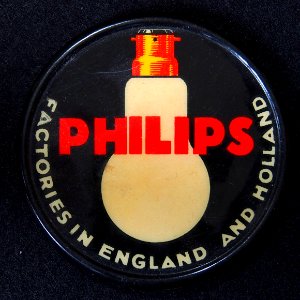 Philips factories in england and holland, mirror advertising gift, foto1
