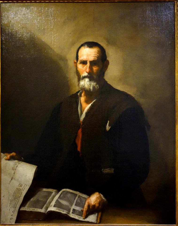 Philosopher Crates by Jusepe de Ribera, 1636, oil on canvas - National Museum of Western Art, Tokyo - DSC08619