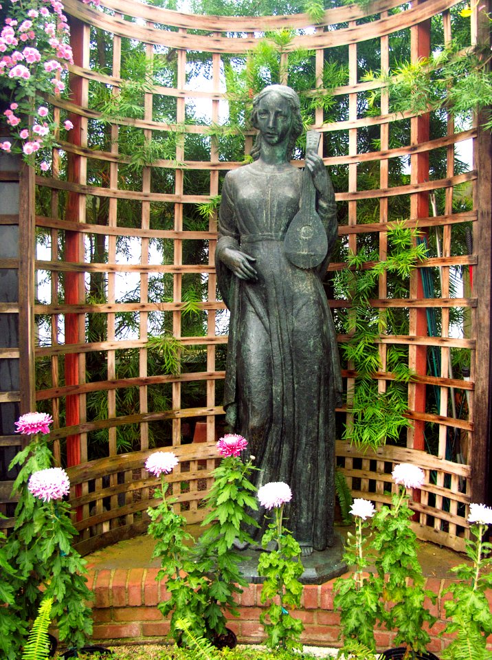 Phipps Conservatory Broderie Room, Maiden Statue 3 by Edmund Amateis, 2015-10-24, 01