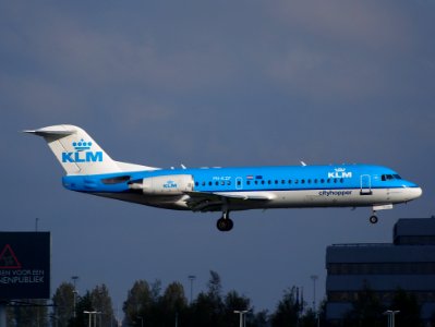 PH-KZF landing at Schiphol (AMS - EHAM), The Netherlands, pic2