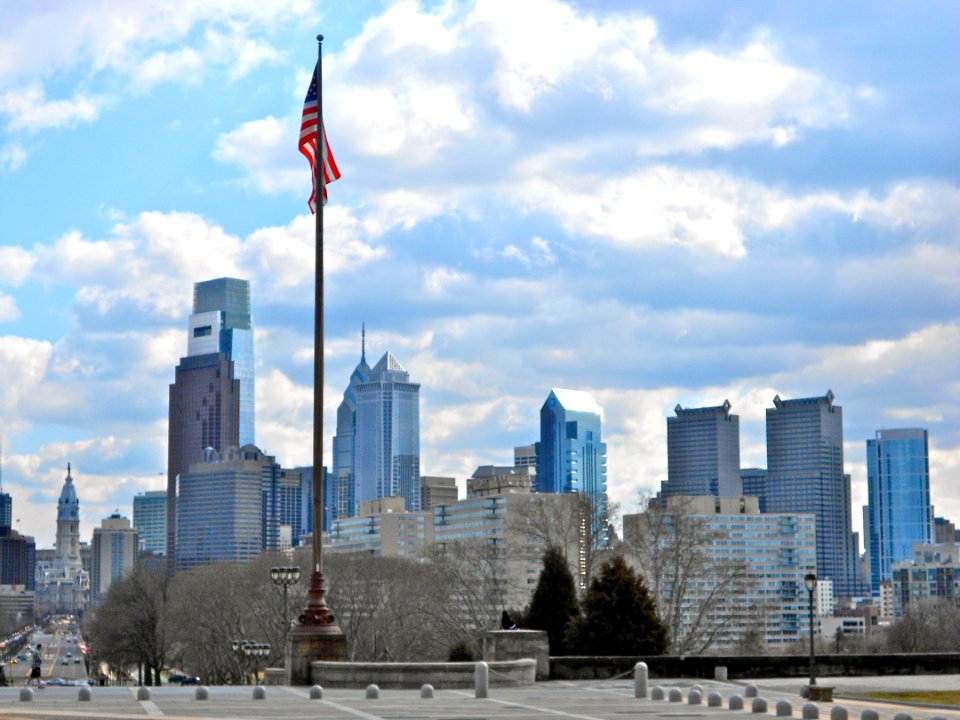 Philly skyline from PMA