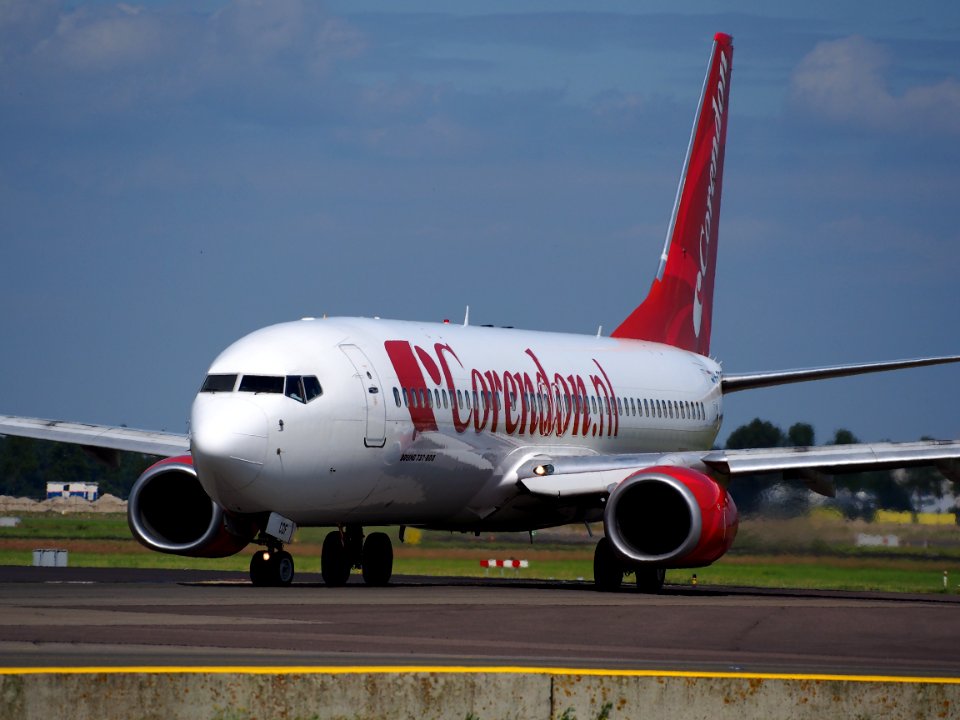 PH-CDF Corendon Dutch Airlines Boeing 737-804(WL) taxiing at Schiphol (AMS - EHAM), The Netherlands, 18may2014, pic-1