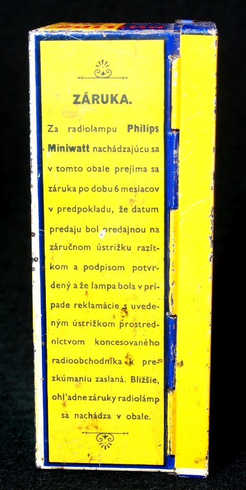 Philips miniwatt blik, foto10