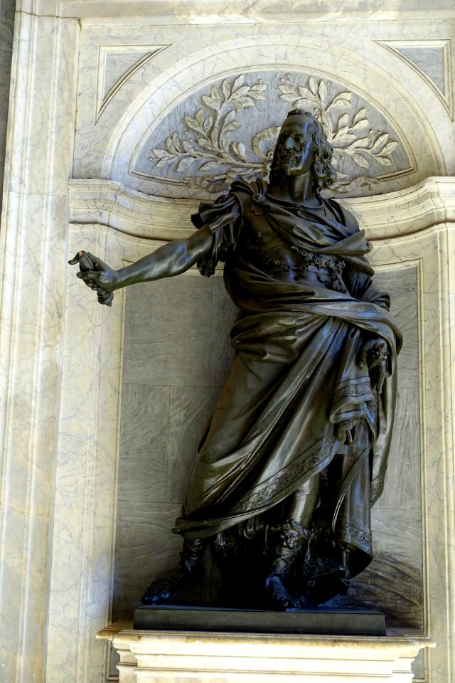 Philip IV of Spain by Girolamo Lucenti, 1692 - Santa Maria Maggiore - Rome, Italy - DSC05740